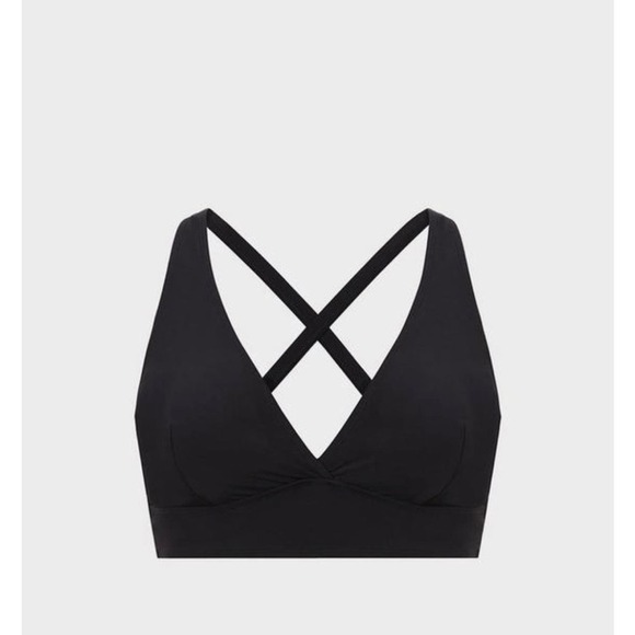 New! Torrid sz 4 Deep V Triangle Swim Suit Bathing Top 4X - Picture 1 of 5
